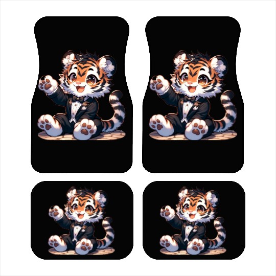 Tiger Cub with outfit Car Mats