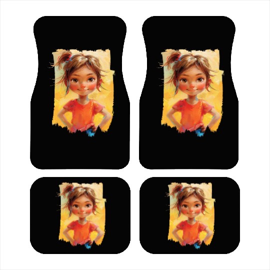 confidence with bold paint strokes and fearless Car Mats