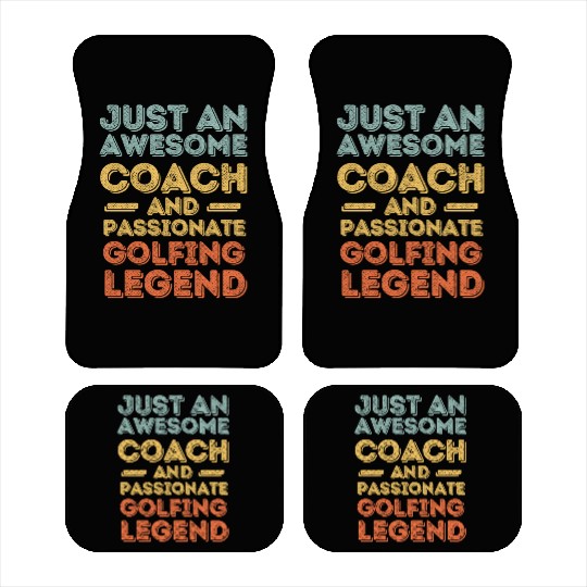Coach Golfing legend retro Car Mats