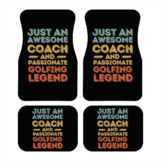Coach Golfing legend retro Car Mats