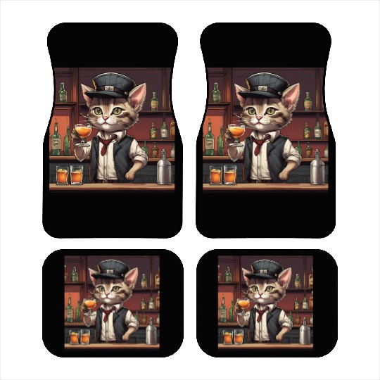 bartender kitty Car Mats