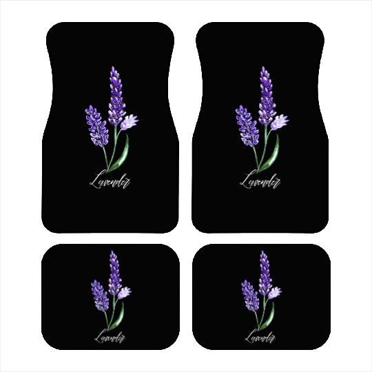 Lavender Flowers, Keen Gardner, Flower lover Car Mats