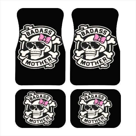 Badass Mother Skull LIKE US ON FACEBOOK # Car Mats