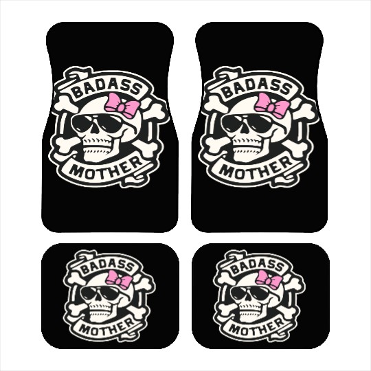 Badass Mother Skull LIKE US ON FACEBOOK # Car Mats