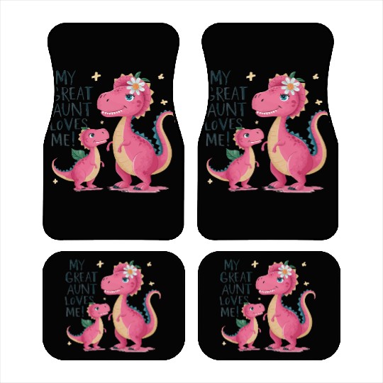 My Great Aunt Loves Me Car Mats