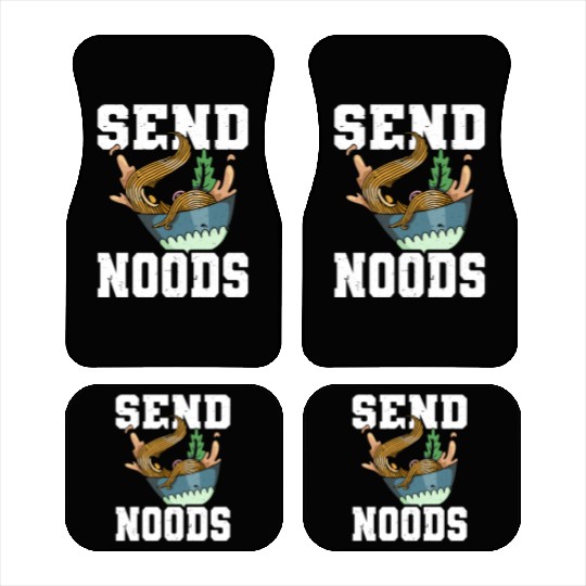 Send Noods Funny Japanese Ramen Noodle Car Mats