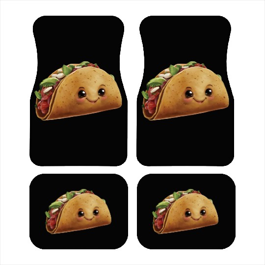 Happy Tacos Realistic Car Mats
