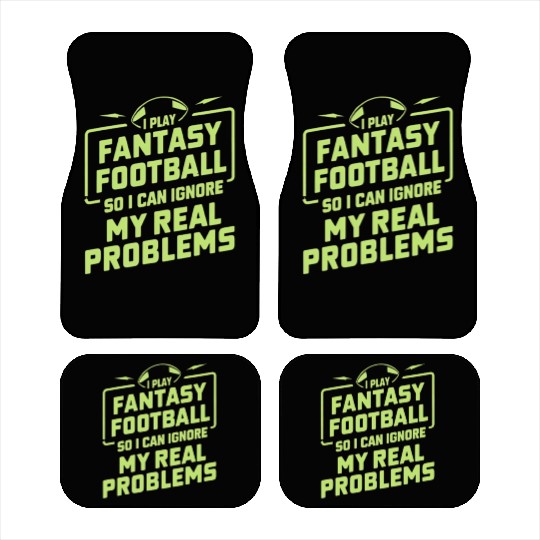 FUNNY FANTASY FOOTBALL Car Mats