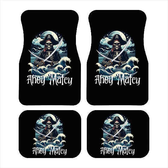 Ahoy Matey - Talk Like a Pirate Car Mats