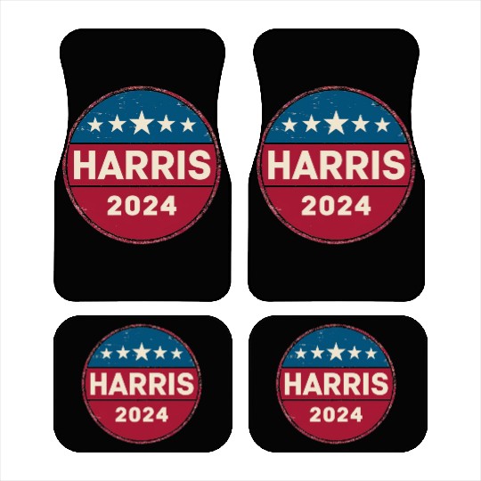 Retro Kamala Harris 2024 Car Mats