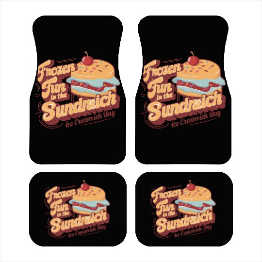 Ice Cream Sandwich Car Mats