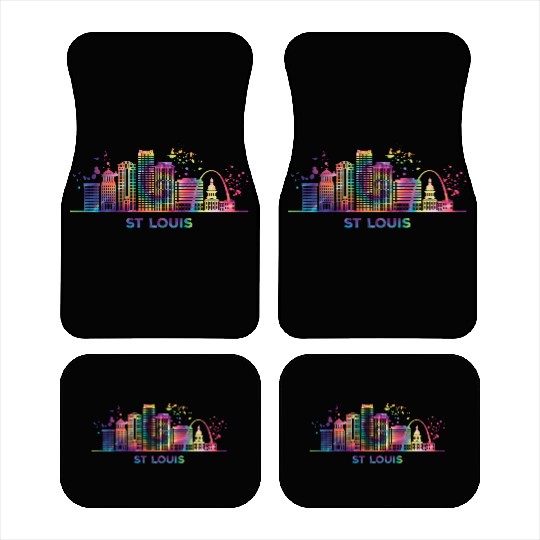 St Louisian Skyline St Louis Car Mats
