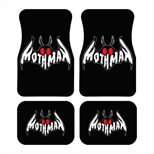 Mothman Monster Creepy Cryptid Car Mats
