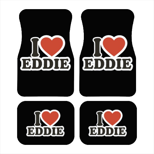 I LOVE Car Mats Boyfriend gift idea I LOVE Eddie