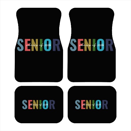 Class of 2025 senior graduation back to school Car Mats