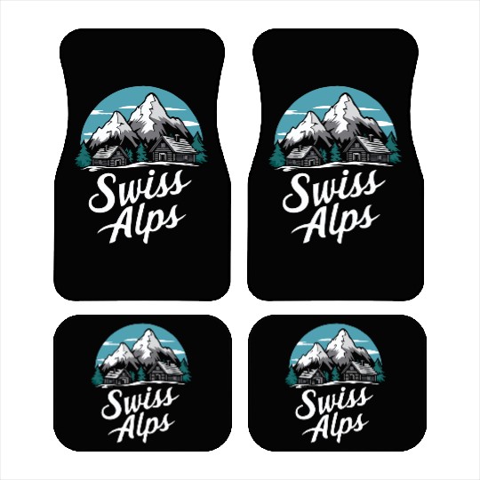 Swiss Alps Switzerland. Car Mats