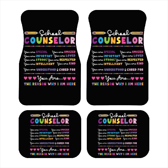 School Counselor School Counselor Car Mats