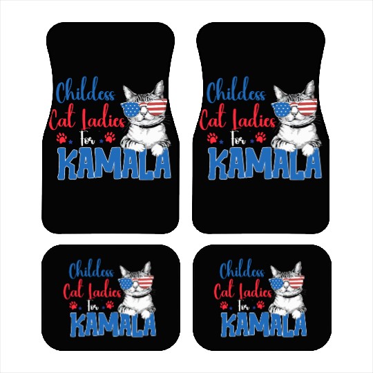 Childess Cat Ladies for Kamala Car Mats