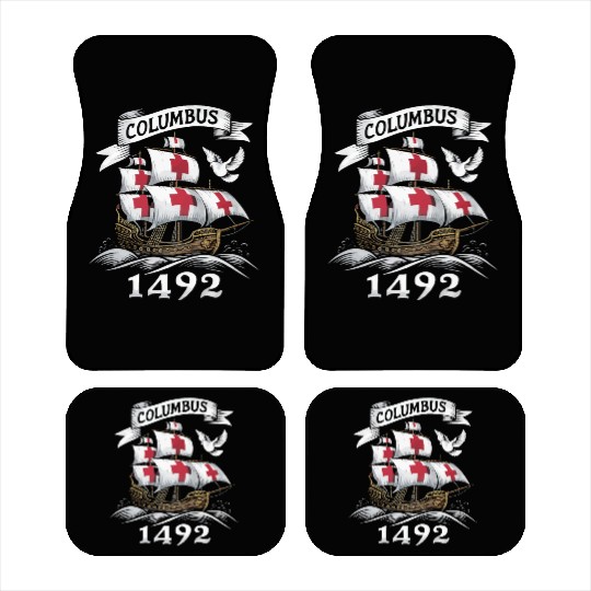 Columbus Day Christopher Columbus Italian American Car Mats