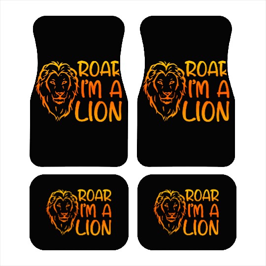 Roar I'm A Lion 4 Car Mats