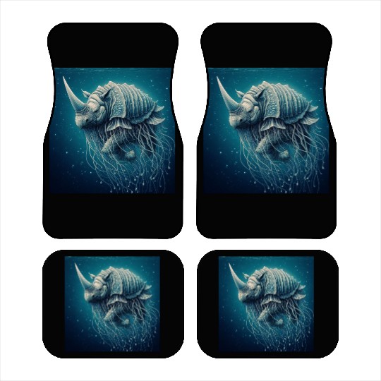 The jellyfish-rhino Car Mats