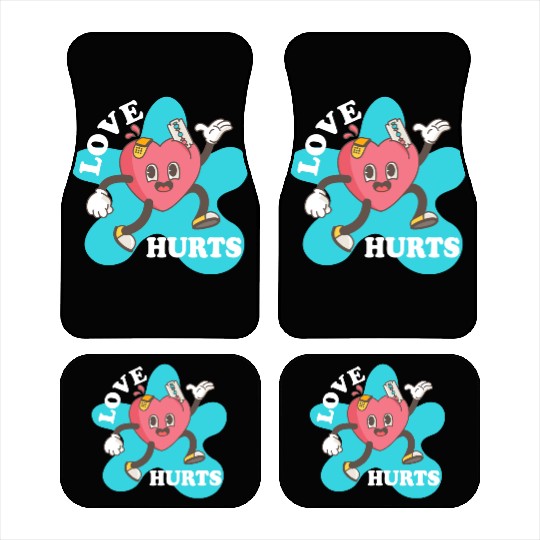 love hurts Car Mats