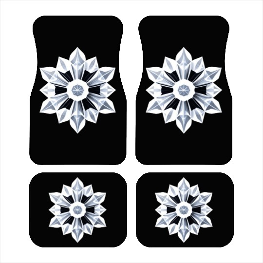 Ice Crystal Car Mats