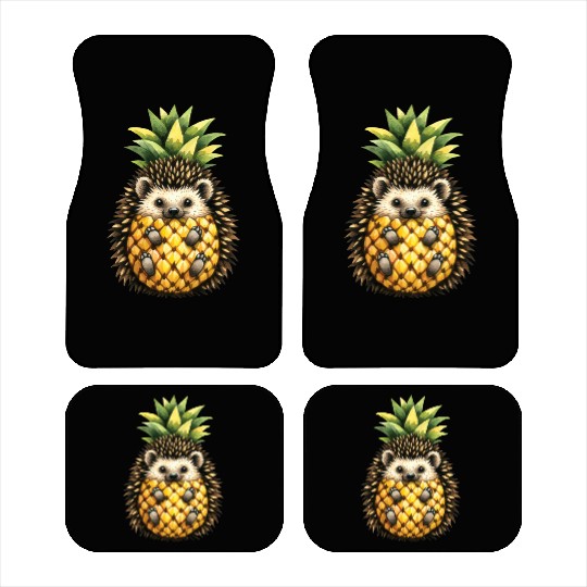 Spiky Pineapple Fruit Lover Funny Design Car Mats