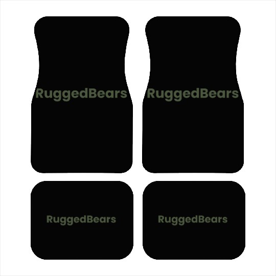 RuggedBears Olive Collection Car Mats
