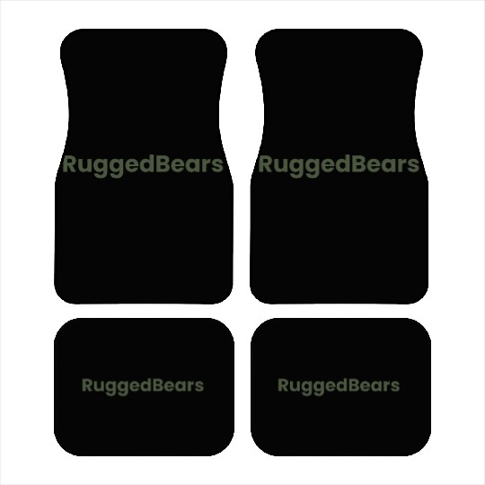 RuggedBears Olive Collection Car Mats