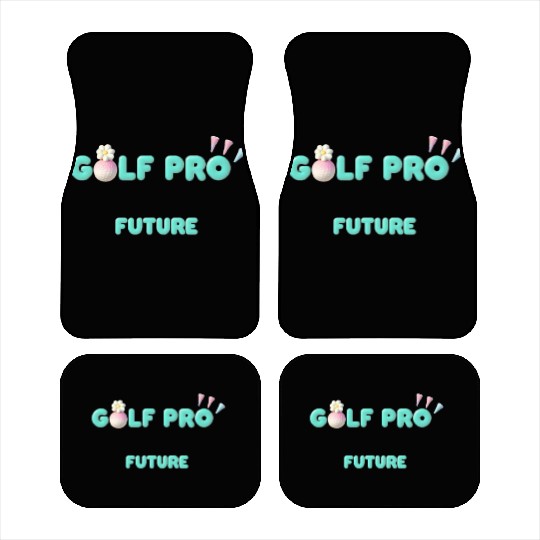 Golf Pro Future - 3D daisy and golf tees Car Mats