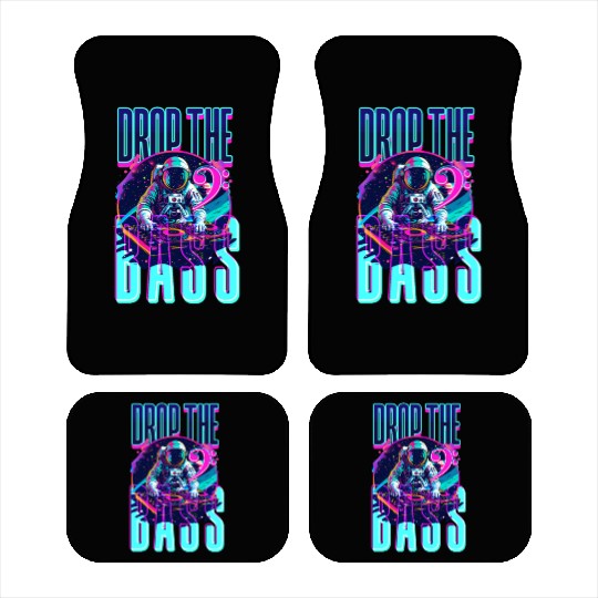 EDM Festival Drop The Bass Car Mats