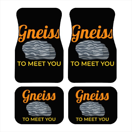 Gneiss Crystal Mineral Collecting Rock Hunting Car Mats