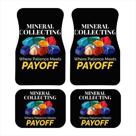 Crystal Collecting Rock Hunting Mineral Collector Car Mats