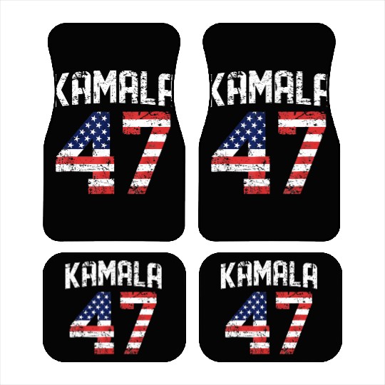 Kamala 47 Kamala Harris for President 2024 America Car Mats