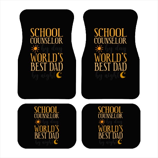 School Counselor Dad School Car Mats