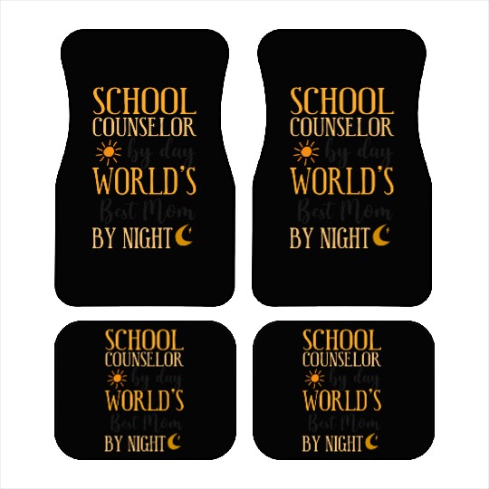 School Counselor Mom School Car Mats