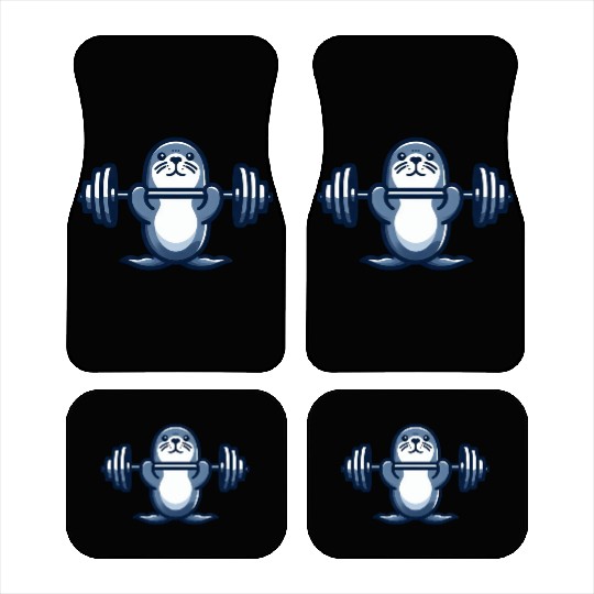 Seal dumbbell gym fitness workout training Car Mats