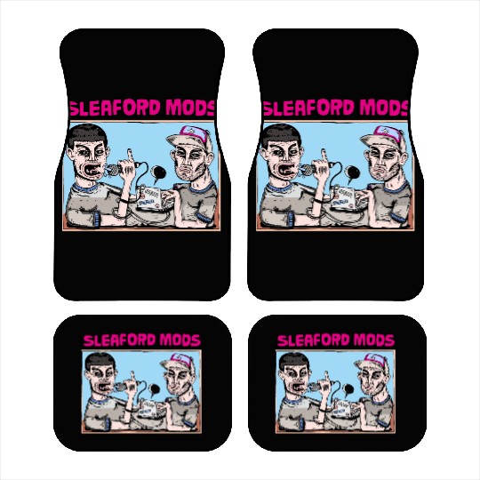 Sleaford Mods Punk Rock Design Car Mats