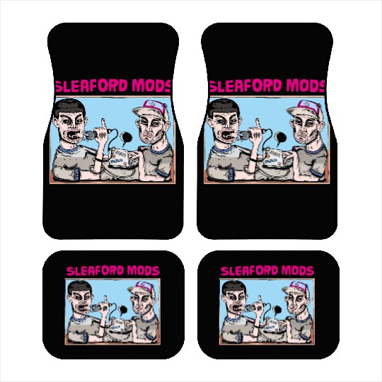Sleaford Mods Punk Rock Design Car Mats