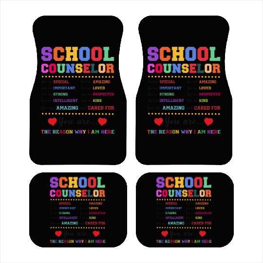 School Counselor School Counselor Car Mats