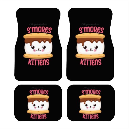 All You Need Is S'mores Kittens Car Mats