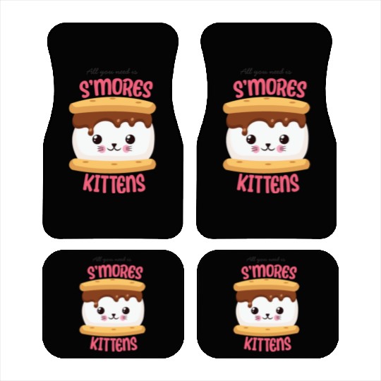 All You Need Is S'mores Kittens Car Mats