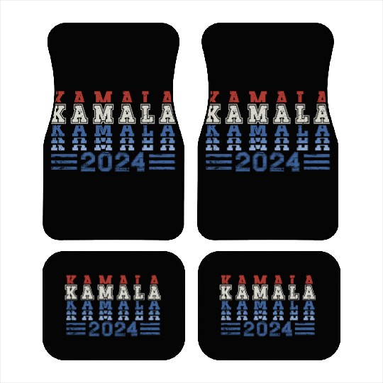 Kamala Harris 2024 Presidential Election Retro Car Mats