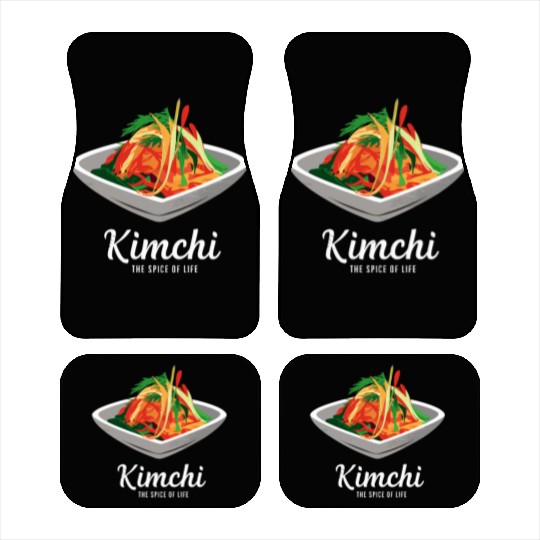 Kimchi The Spice of Life Korean Food Car Mats