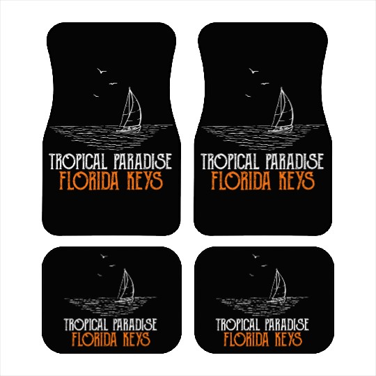 West Keys TROPICAL PARADISE FLORIDA KEYS Car Mats