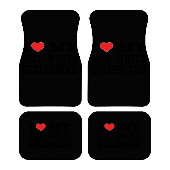 I Love My Boyfriend Car Mats | Cute Romantic Car Mats
