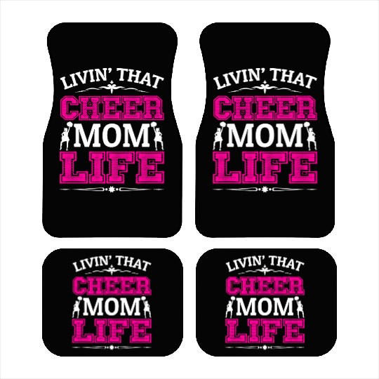 Living Cheer Mom Life Cheerleading Mother's Day Car Mats