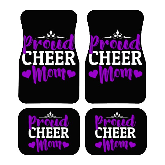 Proud Cheer Mom Cheerleading Mommy Mother's Day Car Mats