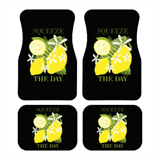 Citrus Lover Squeeze the day Car Mats